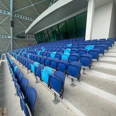 قیمت مناسب Anti Aging Fixed Plastic Stadium Chair For Arena Sport Field OEM برخط