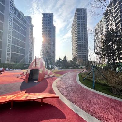 قیمت مناسب Beautiful Colorful EPDM Rubber Granule Heat Resistant Water Resistant برخط