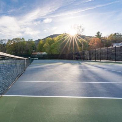 قیمت مناسب خدمات رنگ آمیزی خط رایگان رنگ کفپوش تشک دادگاه Pickleball سفارشی شده است برخط