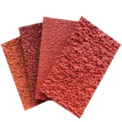 قیمت مناسب مقاومت در برابر آب و هوا مسیرهای دویدن ورزشی نگهداری کم مقاومت UV برخط