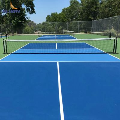 قیمت مناسب محیط زیست دوستانه ضد لغزش مقاوم در برابر اشعه ی UV PVC Pickleball Court Mat مقاوم در برابر محو 3mm برخط
