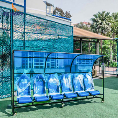 قیمت مناسب پناهگاه جایگزین فوتبال قابل حمل با لوگو / گزینه های نام تیم قابل تنظیم و دسترسی سازگار با ADA برخط