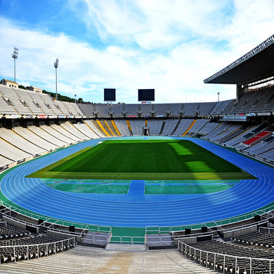 قیمت مناسب EPDM SBR Athletic Synthetic Track Sandwich System With IAAF Approved برخط