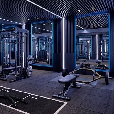 قیمت مناسب تشک کفپوش لاستیکی GYM سرپوشیده SBR مشکی با سطح فلک شده EPDM برخط