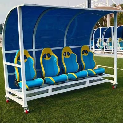 قیمت مناسب پناهگاه نیمکت 12 نفره برای باشگاه فوتبال استادیوم مدرسه برخط