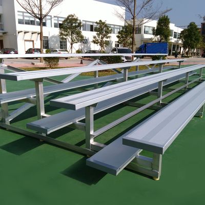 قیمت مناسب صندلی های سفید کننده فلزی قابل حمل، سفید کننده های آلومینیومی استادیوم برای تماشاگران زمین های ورزشی برخط