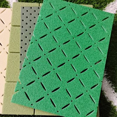 قیمت مناسب مقاومت در برابر لغزش بالا لاستیک شاک جذب کاشی کف 1/2 اینچ برخط