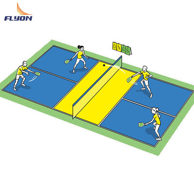 قیمت مناسب ضد پیری محکمات بیکل بال قابل حمل انتخاب اندازه کف 44 * 20ft یا 60 * 30ft برخط