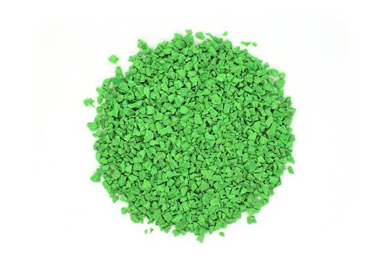 قیمت مناسب طول کششی ≥ 100٪ EPDM تراکم دانه های لاستیک 1.4-1.6 G/Cm3 سختی 60-70 ساحل A برخط