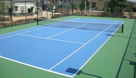 مقاومت در برابر آتش کلاس 1 کفپوش های ورزشی PU با رزین پلی اورتان