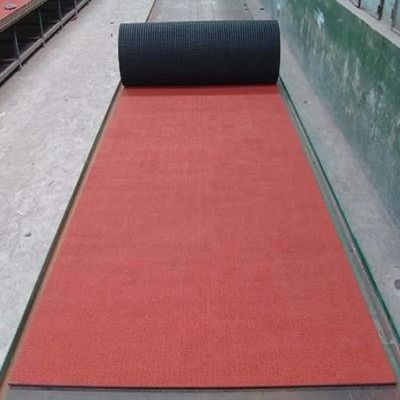 قیمت مناسب درب دویدن ورزشی لاستیکی سفارشی نصب آسان برای سطح صاف نگهداری کم برخط