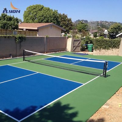 6.56*32.81ft Pickleball Court Mat با 215.23 Sqft Roll اندازه 2-3 میلی متر ضخامت 2 میلی متر لایه پایه PVC