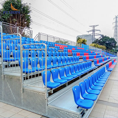 قیمت مناسب Temporary Outdoor Chairs Gym Aluminum Bleachers with Plastic Seats برخط