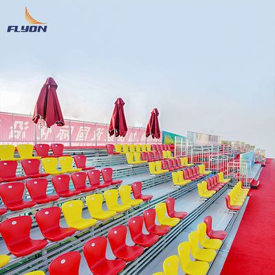 قیمت مناسب EN 12727 Compliant Aluminum Bleachers with BS 5852 Fire Resistance and 5 Years Warranty for Outdoor Stadium Seating برخط