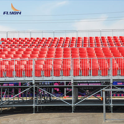 قیمت مناسب Fast Install Plastic Folding Demountable Bleacher for Football Stadium Seating and Grandstand Seating برخط