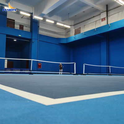 قیمت مناسب اندازه زمین انتخاب 44*20ft یا 60*30ft Pickleball Court Mat Roll نصب با پوشش آرسیلیک لایه بالای شن کریستال برخط