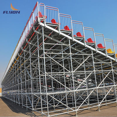 قیمت مناسب صندلی استادیوم HDPE فضای باز با 5 سال گارانتی و فناوری قالب‌گیری بادی برای صندلی‌های استادیوم برخط