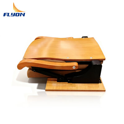 صندلی‌های تاشو و قابل تنظیم با روکش نرم و بادوام، نصب شده در جلو، مناسب برای سینماها، سالن‌های کنفرانس و رویدادها